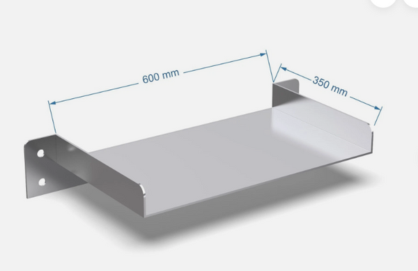 Stainless Steel Spillway 50mm Sides - Veggie Filter